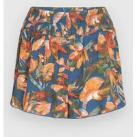 O'Neill Johnny Smocked Waist Shorts blue painted tropics S