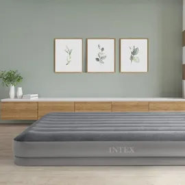 Intex 64112 Twin Dura-Beam Prestige Mid-Rise Luftbett mit USB-Pumpe, aufgeblasene Größe: 99 x 191 x 30 cm