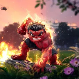 Iron Studios Captain America 4 Mini Co. PVC Figur Red Hulk 16 cm