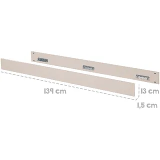 roba Umbauseiten Kaschmir, Holzwerkstoff, Uni, 1.5x13x139 cm Babymöbel, Babybetten