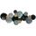 Homcom 3D Wandbild Metallbild für Esszimmer 121 x 53 cm