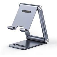 UGREEN Adjustable Aluminum Phone Holder grau