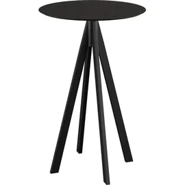 Essentials Infinity Klapptisch 70 x 70 x 109,2 cm Schwarz