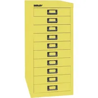 BISLEY MultiDrawer Schubladenschrank 27,9 x 38 x 59 cm gelb