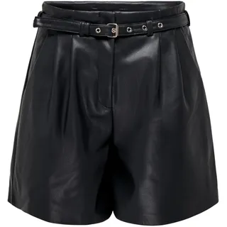 Only Shorts in Lederoptik ONLHEIDI FAUX LEATHER Shorts NOOS OTW