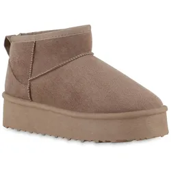 Damen Winter Boots in Khaki