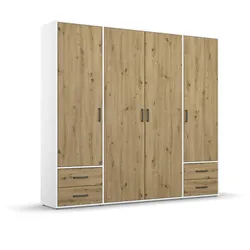 rauch BLUE Kleiderschrank Voyager 187 x 194 cm Holzoptik Alpinweiß / Eiche Artisan