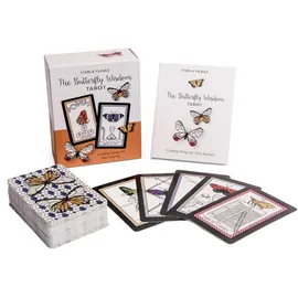 Red Feather The Butterfly Wisdom Tarot: Guiding Wings for Your Journey (Tarot Kit Box Set with 78 Cards and Guide Book)