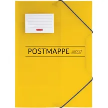 Brunnen Eckspanner Postmappe DIN A4 gelb,