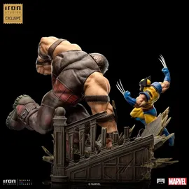Iron Studios Wolverine vs Juggernaut Figur 30 cm