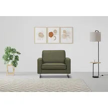 Home Affaire Loveseat Pinto Kunstleder 105 x 85 x 97 cm Grün