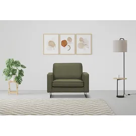 Home Affaire Loveseat Pinto Kunstleder 105 x 85 x 97 cm Grün