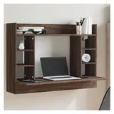 vidaXL Wand-Schreibtisch Braun Eichen-Optik 105x48x75 cm Holzwerkstoff