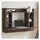 vidaXL Wand-Schreibtisch Braun Eichen-Optik 105x48x75 cm Holzwerkstoff