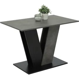 Hela Esstisch "JUDITH mit ABS-Kante", schwarz