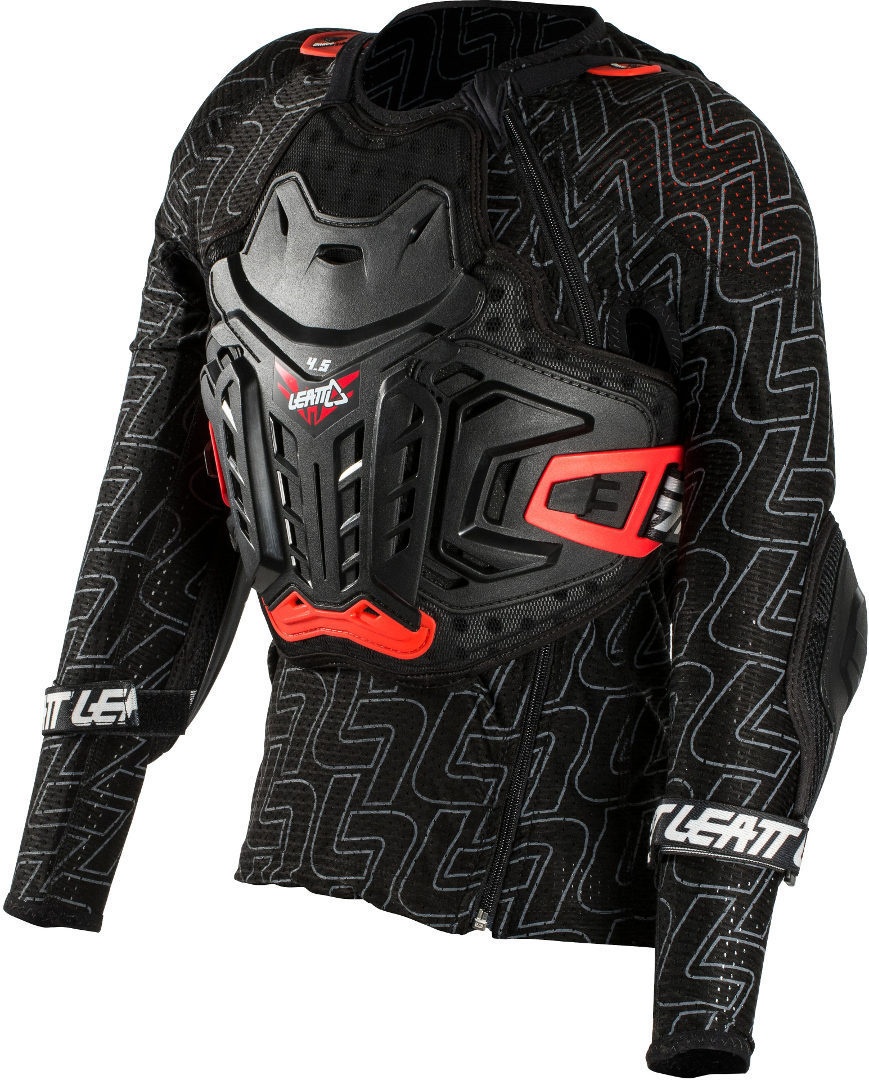 Leatt Body Protector 4.5 Kids Motorcross Protector Shirt, zwart, S M