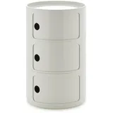 Kartell Componibili New Big Beistelltisch 69,5 x 42 x 42 cm Weiß
