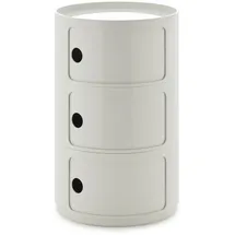 Kartell Componibili New Big Beistelltisch 69,5 x 42 x 42 cm Weiß