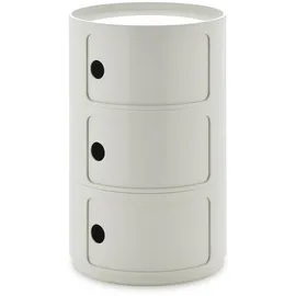Kartell Componibili New Big Beistelltisch 69,5 x 42 x 42 cm Weiß