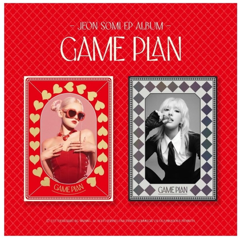 JEON SO MI - GAME PLAN Photobook version CD+Folded Poster (RED ver. (No Poster))