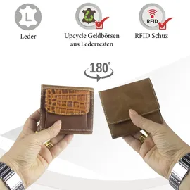 Sunsa Geldbörse Portemonnaie braun