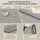 beautysofa VERDINO Garten-Lounge-Set grau
