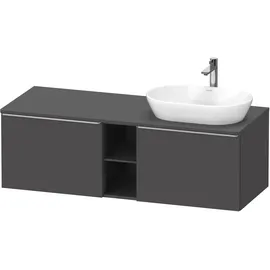 Duravit D-Neo Konsolenwaschtischunterbau wandhängend Graphit Matt 1400x550x459 mm - DE4950R70490000 DE4950R70490000