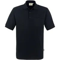 Hakro Pocket-Poloshirt MIKRALINAR® schwarz
