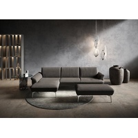 HIMOLLA Ecksofa himolla 9900«, (mit Hocker), grau