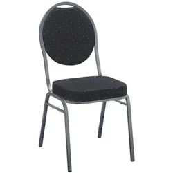 BIG Möbel GmbH Stapelstuhl Bankettstuhl Hermano Schwarz