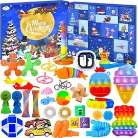 Siehe Bilder Adventskalender 2024 Kinder Weihnachts-Countdown Fidget Toys