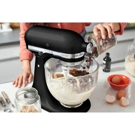 KitchenAid Artisan 5KSM175PS Onyx Schwarz Beginnerset