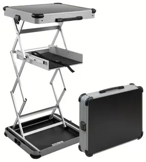 QUIFFICE PRO QK-120 Mobiler Arbeitstisch grau