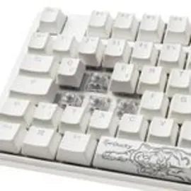 Ducky One 3 Classic Pure White TKL Gaming Tastatur RGB LED - MX-Clear DE (DKON2187ST-WDEPDPWWWSC1)