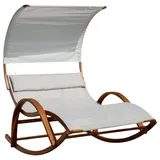 ASS Altenburger Sonnenliege Doppelliege 200 x 120 x 80 cm Beige