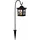 StarTrading LED Solar Laterne mit Kerze 3in1 Gartenleuchte flackernd Lichtsensor 50cm