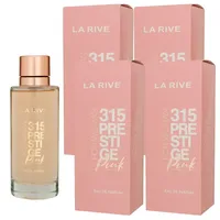 La Rive 315 Prestige Pink 4 x 100 ml Eau de Parfum EDP Set Damenparfum OVP NEU