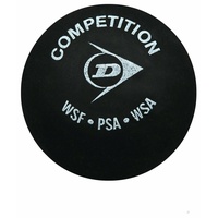 Dunlop Competition Squash Balls (3 Ball Tube) -DS
