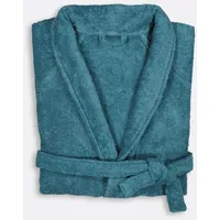 La Redoute Interieurs Bademantel Haxel Mit Schalkragen, Frottee 450 G/m2 Blau