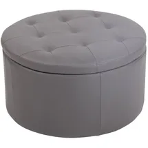 CLP Sitzhocker Evora Kunstleder 0 x 0 x 0 cm Grau