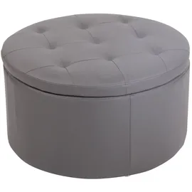 CLP Sitzhocker Evora Kunstleder 0 x 0 x 0 cm Grau