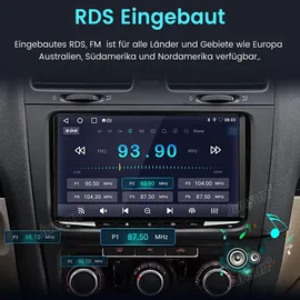 junsun Android Autoradio 4+64GB für VW Golf 7/Passat/Tiguan/Jetta/Polo/Beetle