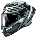 Caberg Drift Evo II Horizon Helm, schwarz/grau/weiß, L