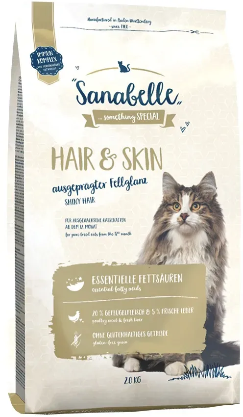 Sanabelle Hair & Skin Katzentrockenfutter 2 Kilogramm