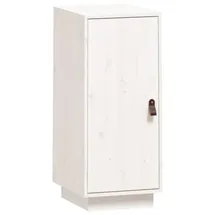 vidaXL Sideboard Weiß 34x40x75 cm Massivholz Kiefer