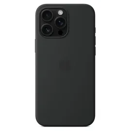 Apple iPhone 16 Pro Max Silikon Case mit MagSafe schwarz