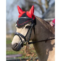 QHP Teufel Ohrhaube Halloween - teufel - Pony