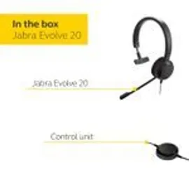 JABRA Evolve 20 USB-A UC Mono