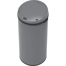 Svita Sensor-Mülleimer 42L Stahl Mülleimer mit Sensor Elektrischer Abfalleimer Küche Automatik Mülleimer Grau
