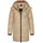 Ragwear Warmer Damen Wintermantel Shiny Steppmantel aus glänzendem Material mit Kapuze Roobie Long YOUMODO Taupe Gr. M (38), grau Obermaterial: 100% Nylon, Innenfutter: 100% Polyester, Wattierung: 100% Polyester, gerade ca.